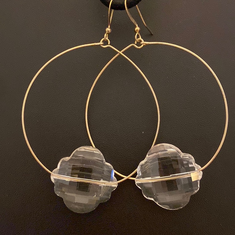 Jane Marie Gold Hoop Earrings